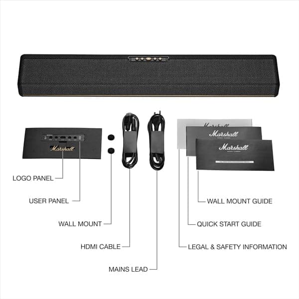 Marshall Heston 60 56W Bluetooth Soundbar view 5