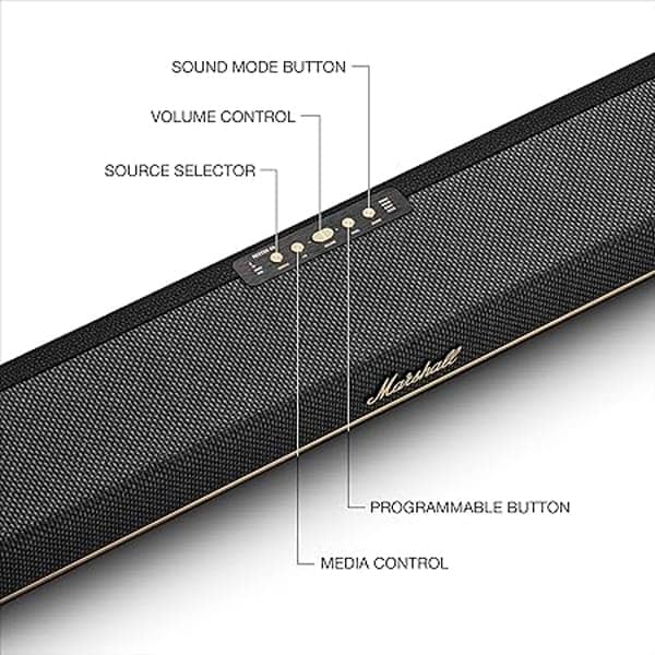 Marshall Heston 60 56W Bluetooth Soundbar view 6