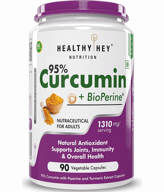 HEALTHYHEY NUTRITION Curcumin with Bioperine 1310mg 90Veg Cap 1310 mg Capsule