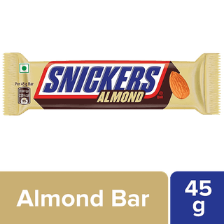 Snickers Almond Filled Chocolate Bar, 45 G Pouch