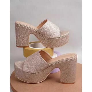 Women Wedges Sandal (Pink)
