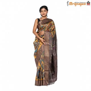 HANDLOOM KOSA SAREE WITH BLOUSE (SKU - 1ST101031221, SAREE - 1207)