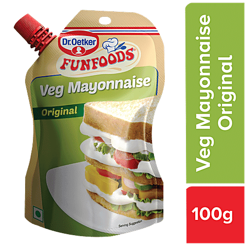 Dr. Oetker FunFoods Veg Mayonnaise Original, 100 g