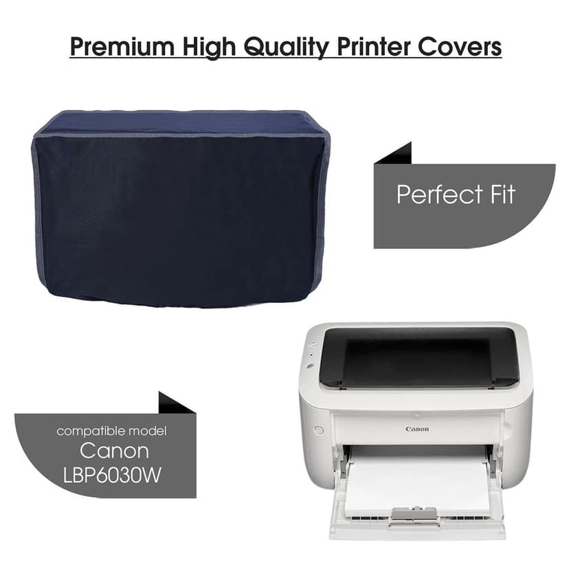 Palap Super Premium Dust Proof Printer Cover for Canon LBP6030W (Black ; 41.4 x 29.9 x 24.9 cm) view 2