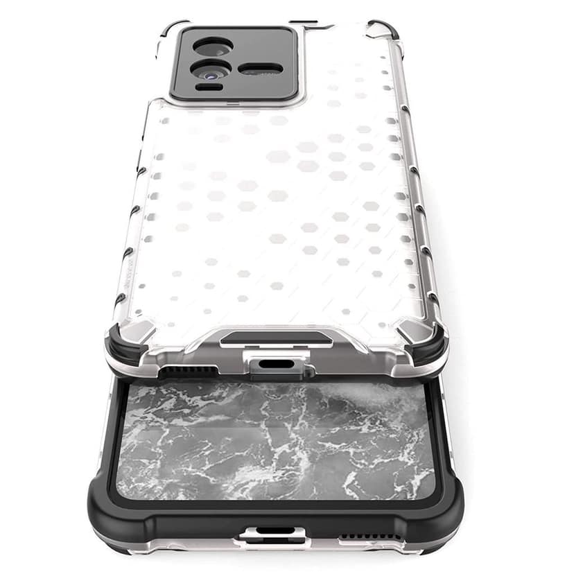 Faircost for iQOO 9T 5G Hybrid Shockproof Back Cover Hard Outside Soft Inside- (Polycabonate::Transparent) view 5