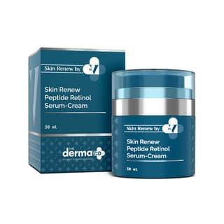 The Derma Co x Dr.V Skin Renew Peptide Retinol Serum-Cream with Peptide & Retinol - 30 ml | 1% vv | Boosts Collagen | Brightens, Renews Skin to Give a Youthful Glow | Reduces Blemishes & Dark Spots The Derma Co x Dr.V Skin Renew Peptide Retinol Serum-Cre