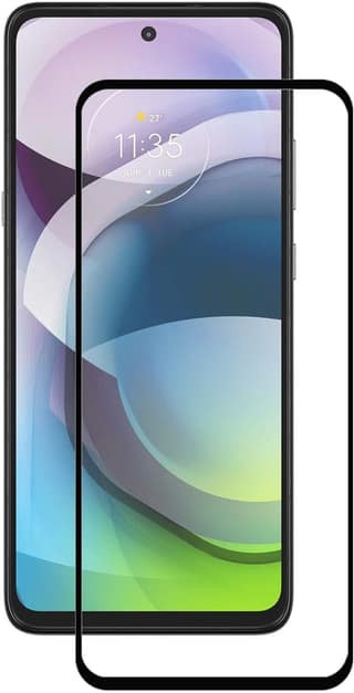 PLUGTECH Advanced Tempered Glass With Anti-Explosion 9H Hardness Edge-To-Edge Coverage Screen Guard for MOTOROLA G 5G
