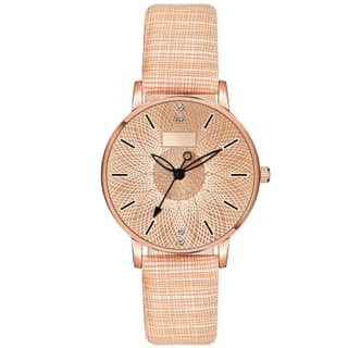 Loretta MT-317 Orange Leather Belt Slim Dial Women & Girls Watch