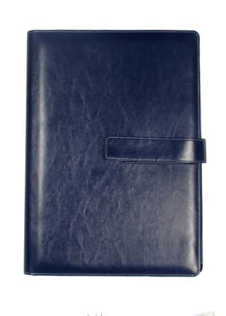 Sukeshcraft Dak File Folder with Belt Patent (Blue)