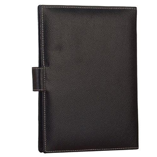 Leatherman Mens Black Colored Genuine Leather Meeting Folder 1151 view 4