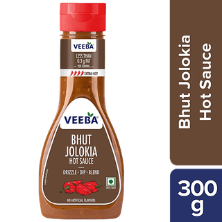 Veeba Bhut Jolokia Hot Sauce, 300 G Pet Jar