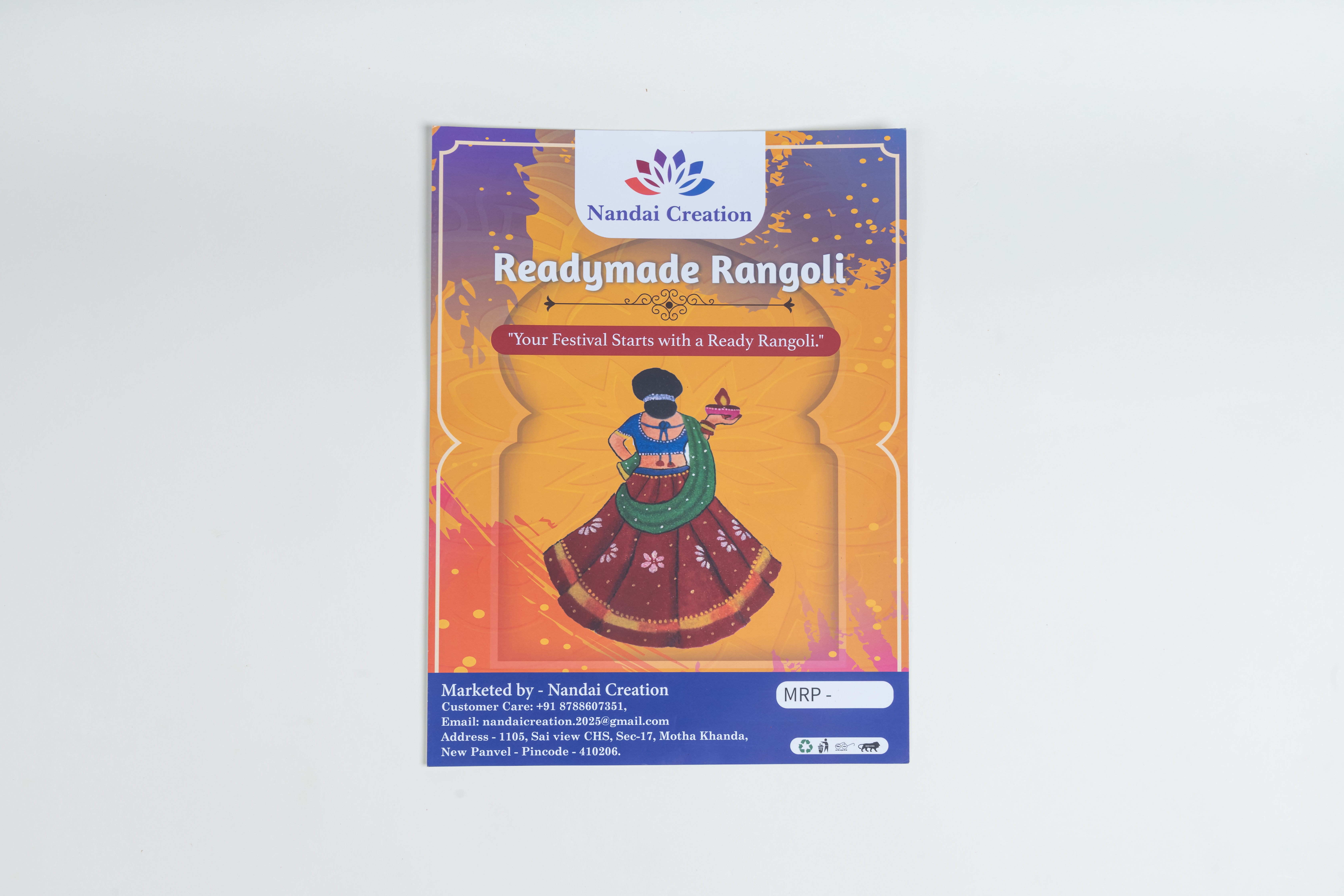 Readymade Rangoli | Traditional Decorative Rangoli | Festive & Pooja Home Décor