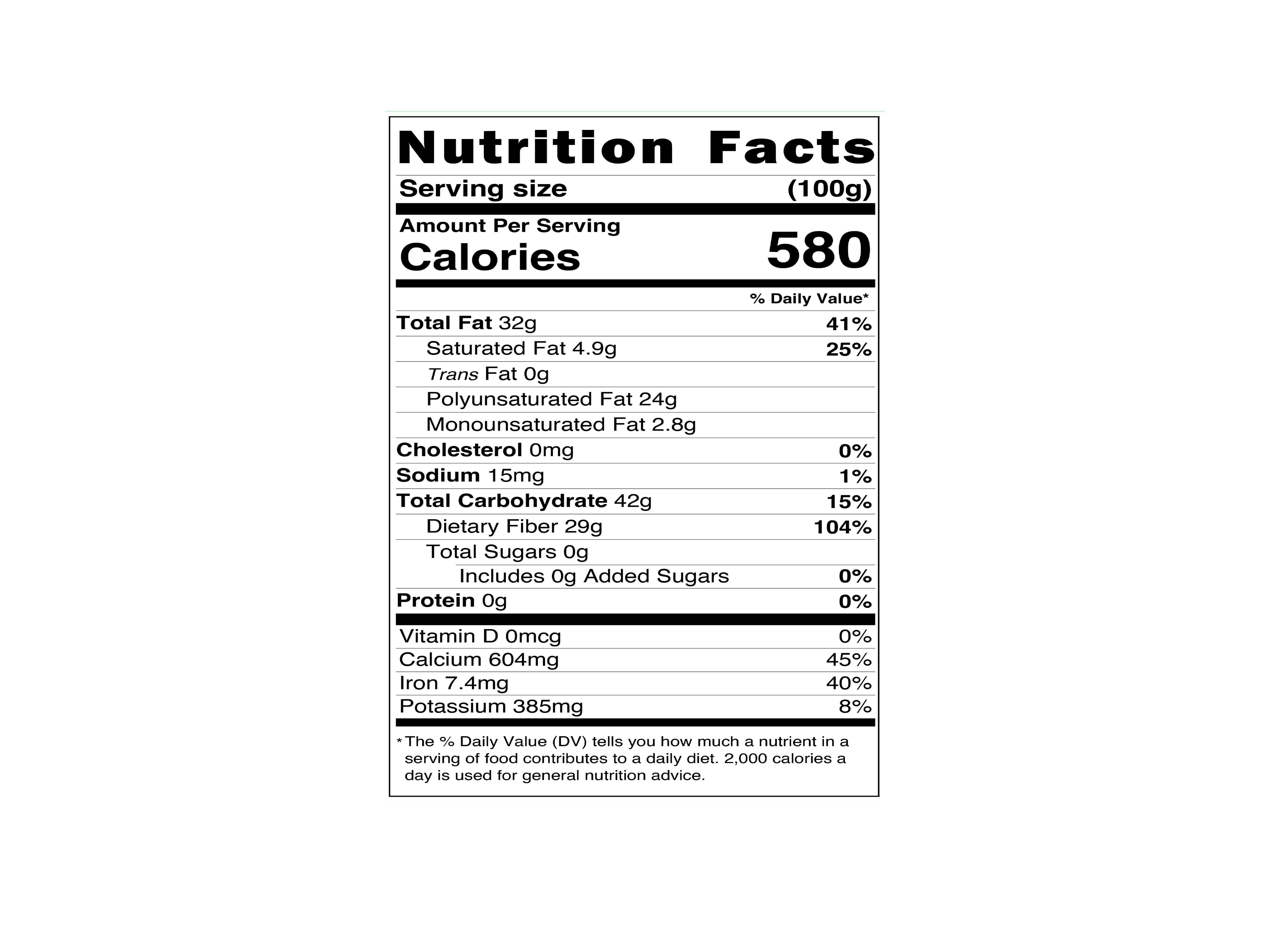 Organic Chia Seeds 100g view 4
