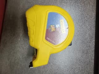 Stanley 5-Meter Yellow Measuring Tape with Ergonomic Grip & FC Barcelona Logo