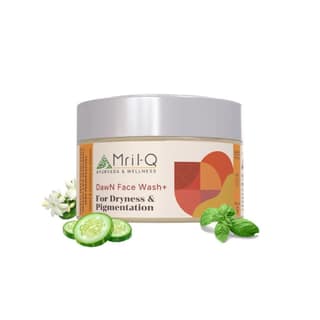 MrilQ Dawn Face Wash Plus | Extreme Dryness and Pigmentation | Glow Enhancing| De-tan | Daily Use | Dull & Dry skin