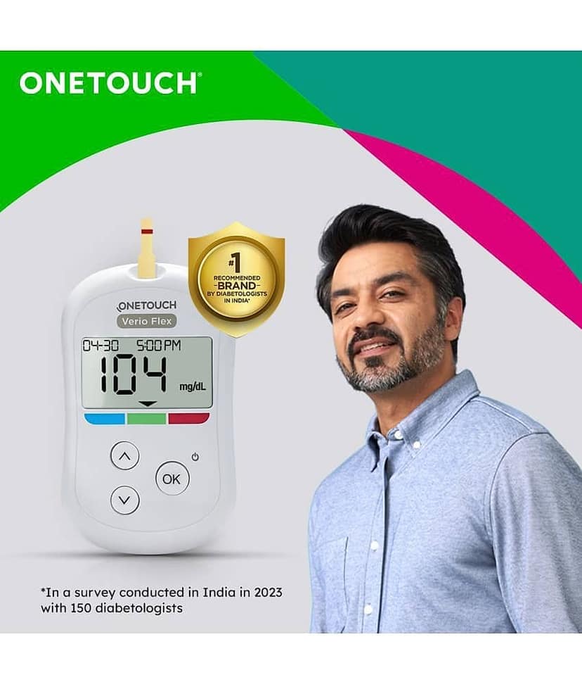 OneTouch Verio Test Strips | Pack of 25 Strips | For use with OneTouch Verio Flex Glucometer view 2