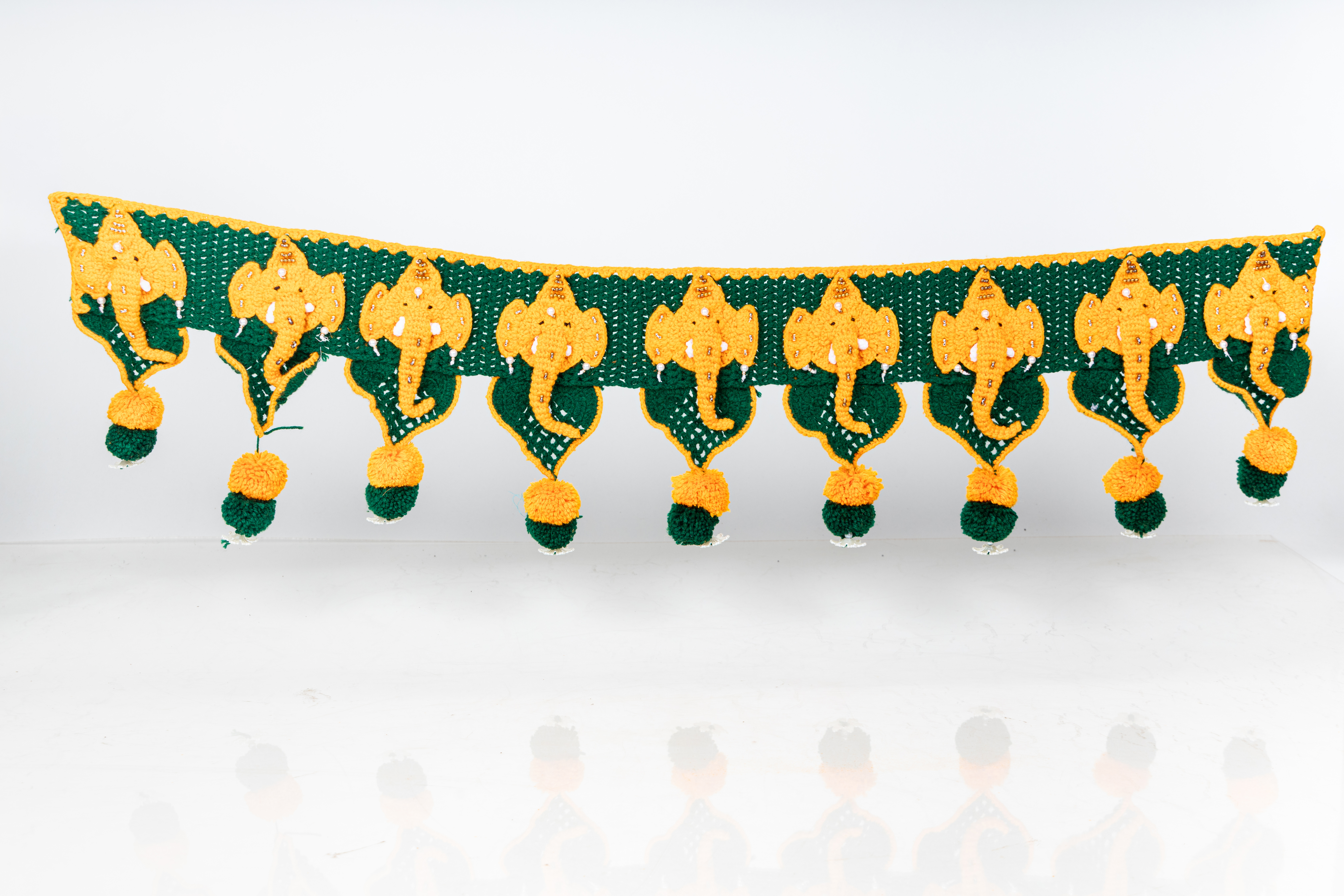 Handcrafted Woolen Toran | Traditional Decorative Door Hanging | Festive & Elegant Home Décor