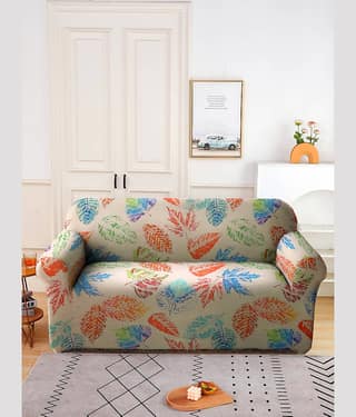 Cortina 3 Seater Polyester Sofa Cover ( Pack of 1 )