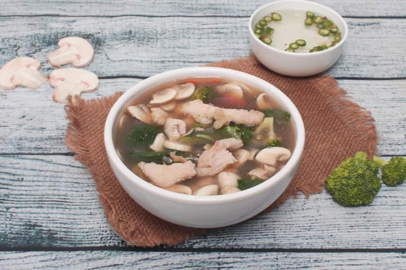 Chicken mushroom soup
