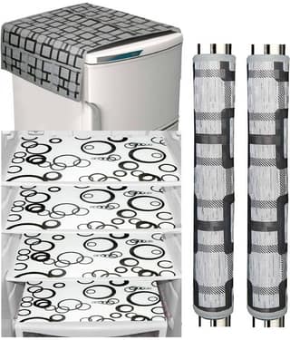 Shaphio Set of 7 PVC Multi Fridge Top Cover