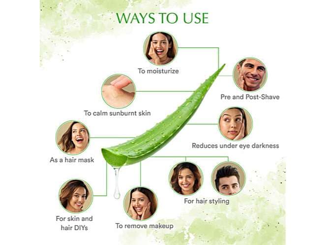 WOW Aloe Vera Gel For Skin & Hair - 60 ml - Clearance sale view 2