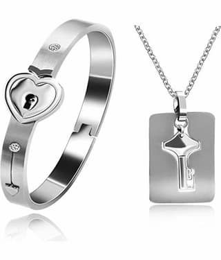 HEER COLLECTION - Silver Wrist Band ( Pack of 2 )