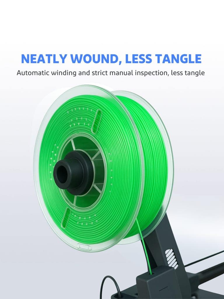 WOL3D Premium PLA Plus 3D Filament 1.75mm, Black view 4