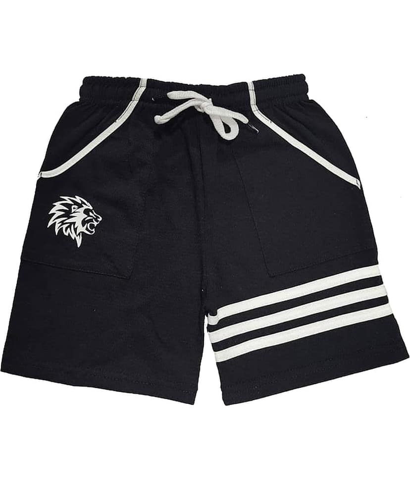 atlans Pack of 4 Cotton Blend Shorts For Boys ( Multi Color ) view 2