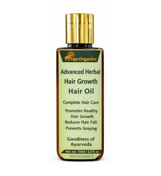 Advance Herbal Hair Growth Hair Oil 100 ml | Ayurvedic Herbal Hair Oil for Stronger, Thicker & Healthier Hair | Supports Hair Growth, Reduces Hair Fall & Nourishes Scalp