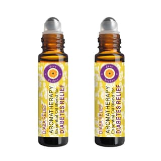 Deve Herbes DIABETES RELIEF - Aromatherapy Essential Oil Blend to Regulate Blood Sugar with Cinnamon, Fennel Seed, Dill Seed & Geranium Essential Oils 10ml X 2 Deve Herbes DIABETES RELIEF - Aromatherapy Essential Oil Blend to Regulate Blood Sugar with Ci