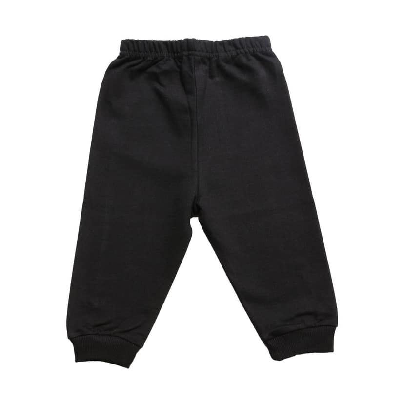 Unisex Kids Regular Fit, Diaper Friendly 100% Cotton Pajama (Black, Pack of 1) view 2