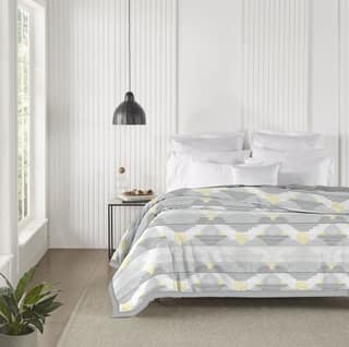 Trident Home Essential Double Size Blanket, 100% Micro Polyester, King Bed Blanket, 2.5kg-Grey
