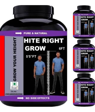 Health Ayurveda hite right grow plain flavor 0.4 kg Powder Pack of 4
