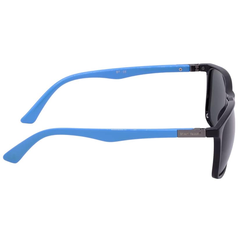 Hrinkar Green Rectangular Glasses Black, Sky Blue Frame Best Goggles for Men & Women - HRS-BT-08-BK-LBU-GRN view 3