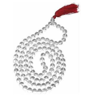 Ceylonmine Sphatik Stone Beads Single Line Mala for Women and Men