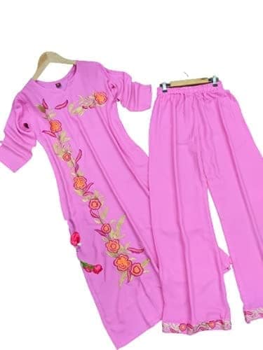BT WITH BUY & TRY Women's Rayon Kurti Set | Kurti with Palazzo | Kurta Set for Women. view 9
