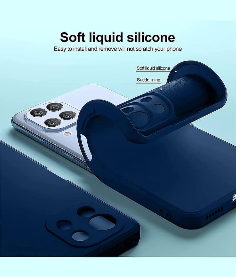 ZAMN - Blue Silicon Plain Cases Compatible For OPPO A57 4G ( Pack of 1 ) view 2