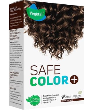 Vegetal Organic Semi Permanent Hair Color 100 g Dark Brown