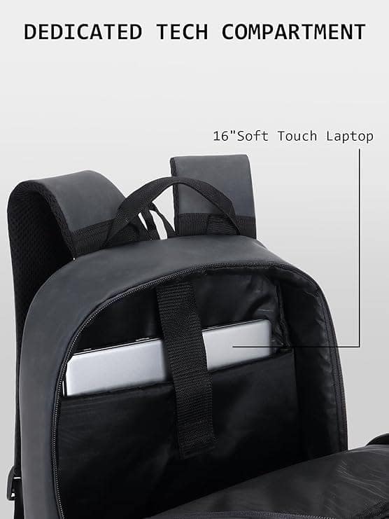 WESSLEY Two-Tone Backpack - Stylish & Durable School/Travel Bag view 2