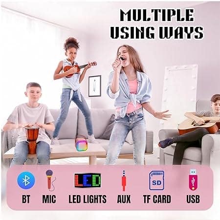 K12 Bluetooth Speaker and Microphone Combo – Powerful Sound, Wireless Connectivity, Perfect for Parties, Meetings, and More! view 4