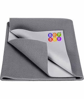 Bey Bee Grey Laminated Waterproof Sheet ( 100 cm × 70 cm - 1 pcs )