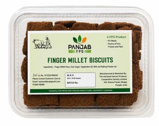 Panjab FPO Finger Millet Biscuits (Ragi Cookies)