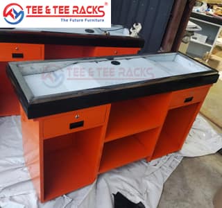 Billing Table with Double Cash Drawer