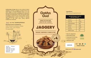 Gotha Gud Organic Unrefined Chemical-Free Jaggery