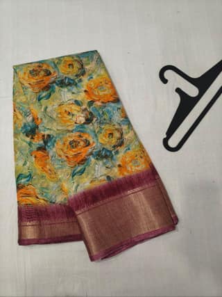 Flower Dola Silk Saree