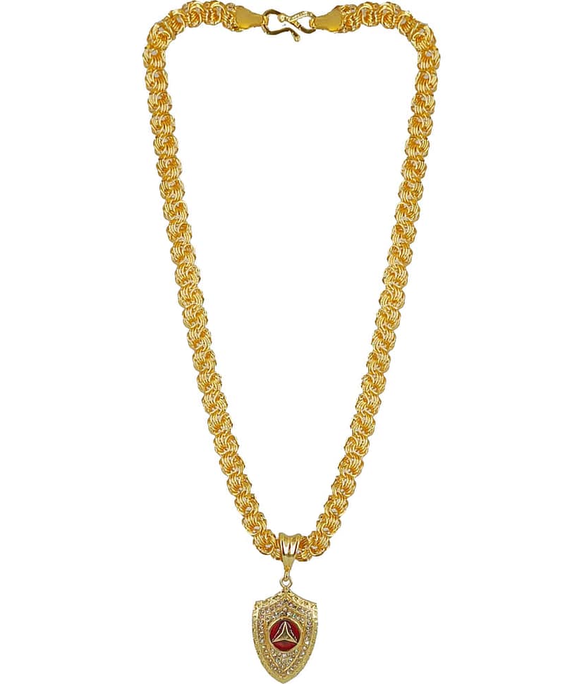 KRIMO - Golden Pendant ( Pack of 1 ) view 2