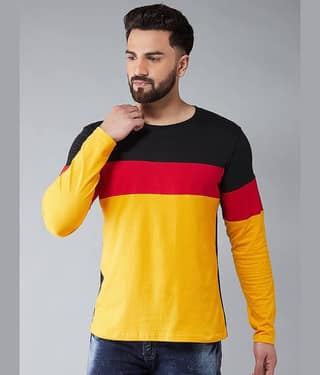 The Dry State - Multicolor Cotton Regular Fit Men's T-Shirt ( Pack of 1 )