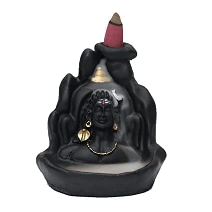 Mahadev Adiyogi Backflow Incense Burner Lord Shiva Backflow
