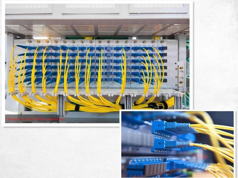 SC-SC Single Mode Fiber Optic Patch Cable Fiber Cables SC to SC SC Optical Connector for Laptop (Yellow, Blue) LENGTH 3 METER pack of 2 pcs view 3