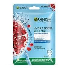 Garnier Skin Naturals Bomb Face Serum Sheet Mask Blue